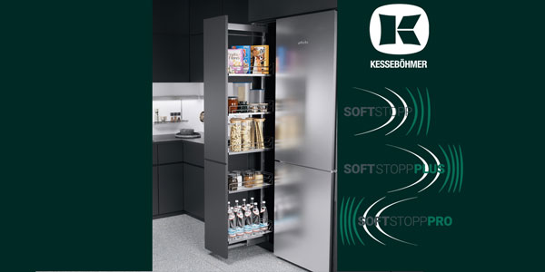 SoftStopp — для плавной остановки, бесшумного закрытия и открытия Kessebohmer в Нефтеюганске