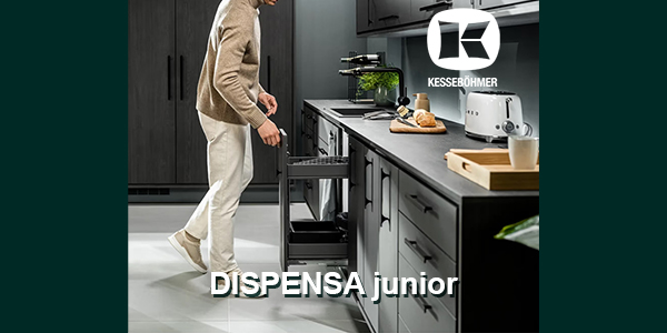 Как решить проблему нехватки места на кухне - поможет DISPENSA junior slim от Kesseböhmer Kessebohmer в Нефтеюганске