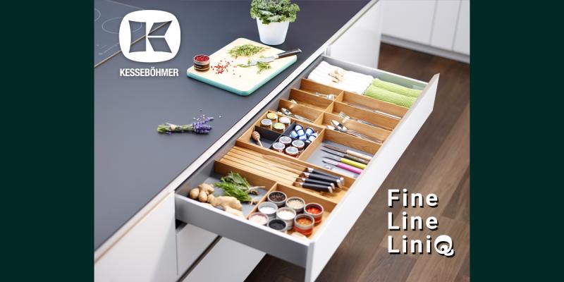 Деревянная гармония в каждом ящике: как FineLine LiniQ превращает хаос в эстетику Kessebohmer в Нефтеюганске