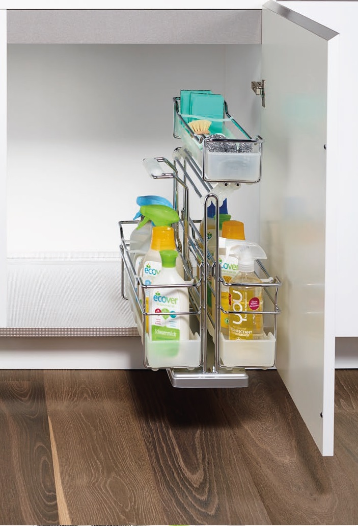 Контейнер "Портеро" с тремя емкостями, 276x468x510мм Kessebohmer | официальный магазин